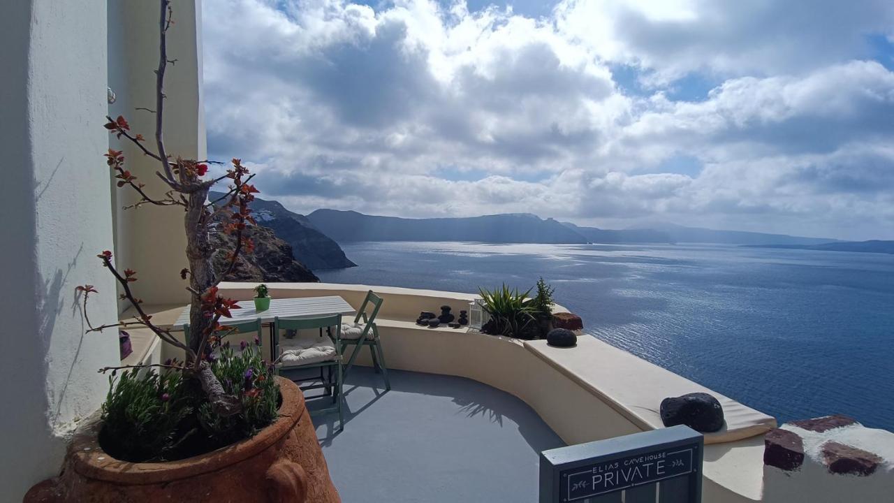 Elias Cave House 270O Caldera View Oia Apartment Bagian luar foto